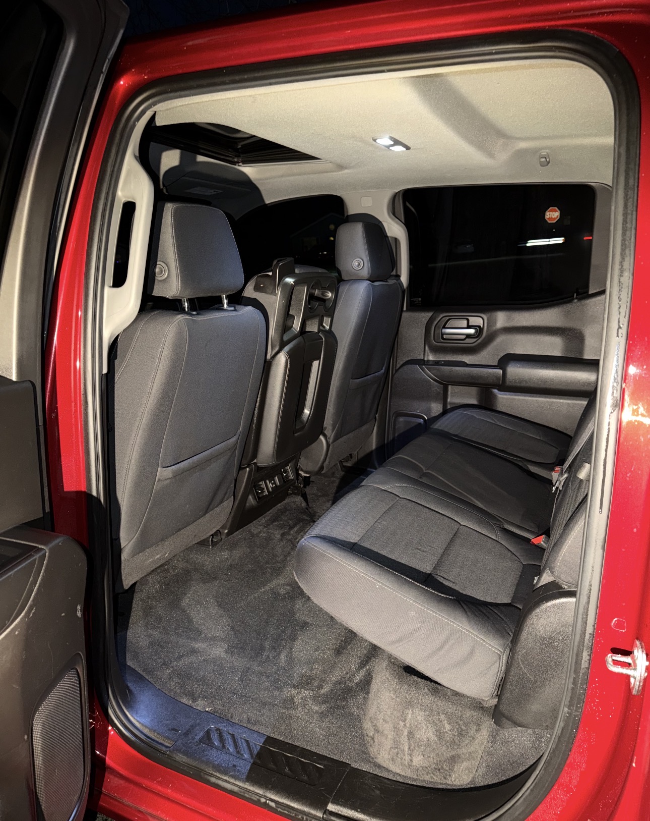 Rear Seats & Carpet After